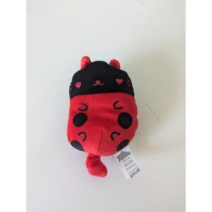 Cats Vs Pickles Team Cat #010 LadyBug beanie plush